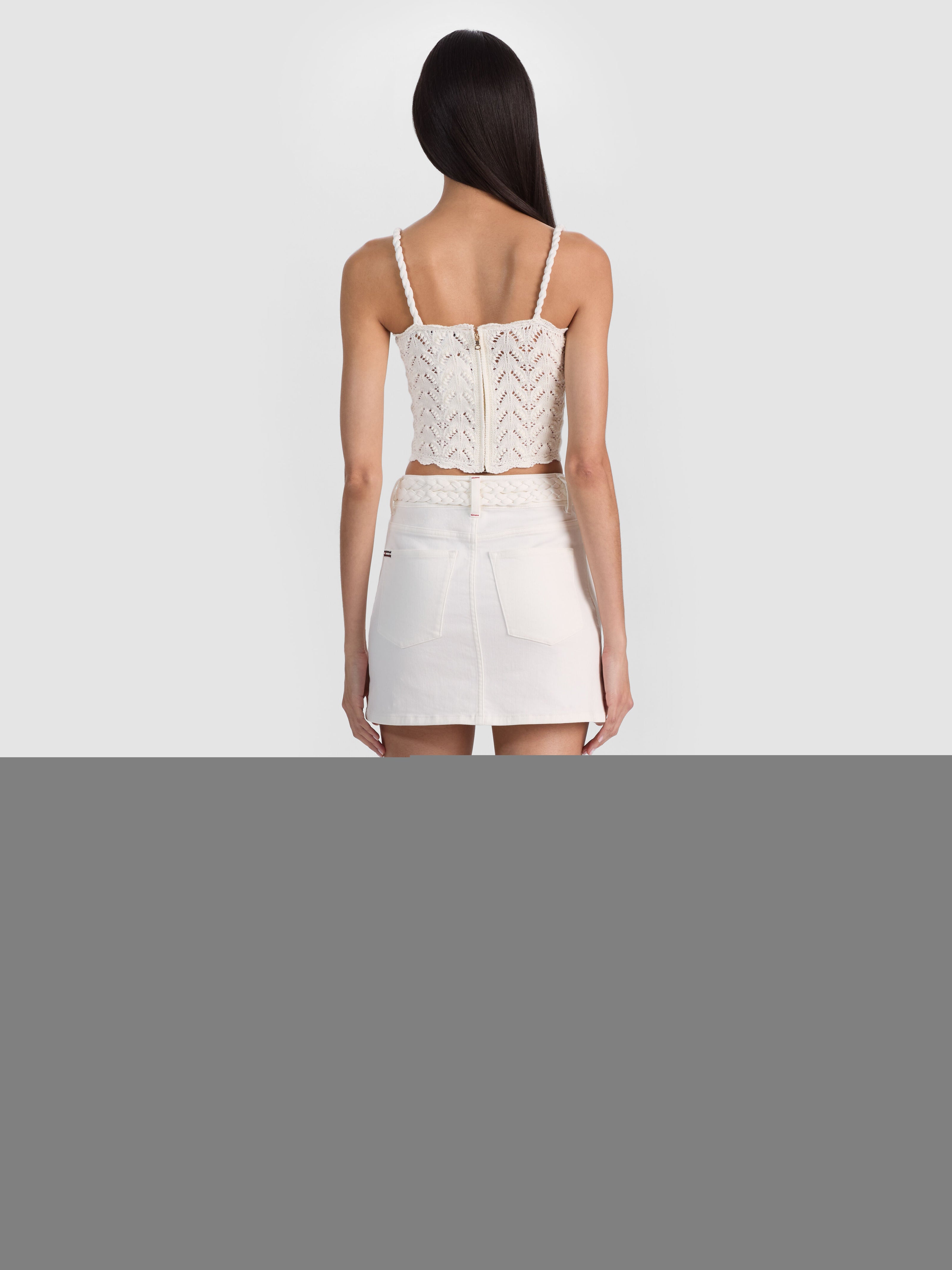 JUPE COURTE EN JEAN KARI-ALICE + OLIVIA