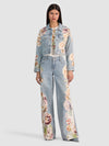 CHLOE GIACCA DI JEANS RICAMATA-ALICE + OLIVIA