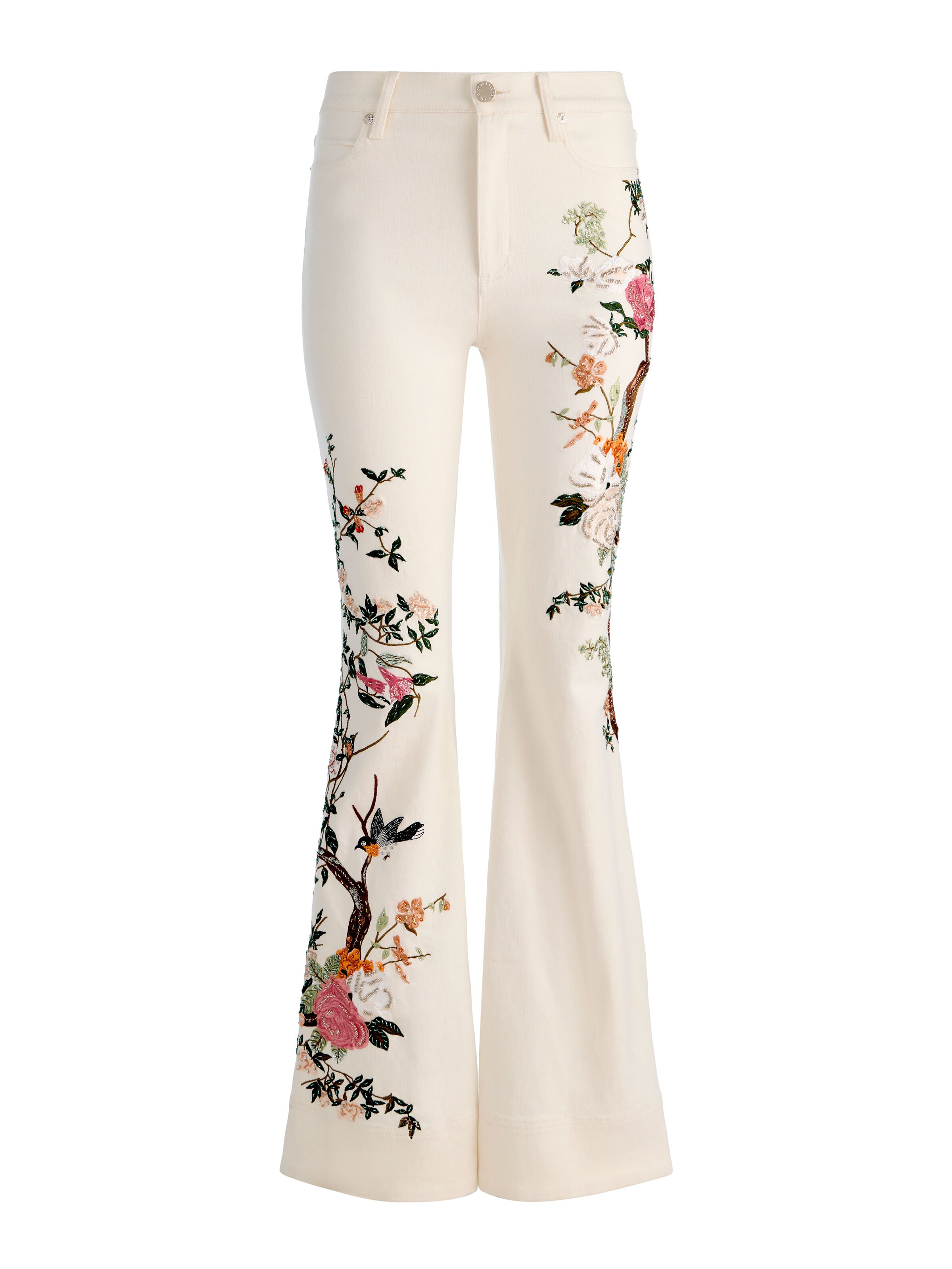 BELLISSIMI JEANS RICAMATI-ALICE + OLIVIA