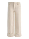 CLAYTON LR ROLL CUFF RELAXED CROPPED JEAN-NATURAL-ALICE + OLIVIA