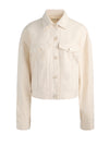 VESTE CAMIONNEUR SURTAILLEE EN JEAN JESSE-ALICE + OLIVIA
