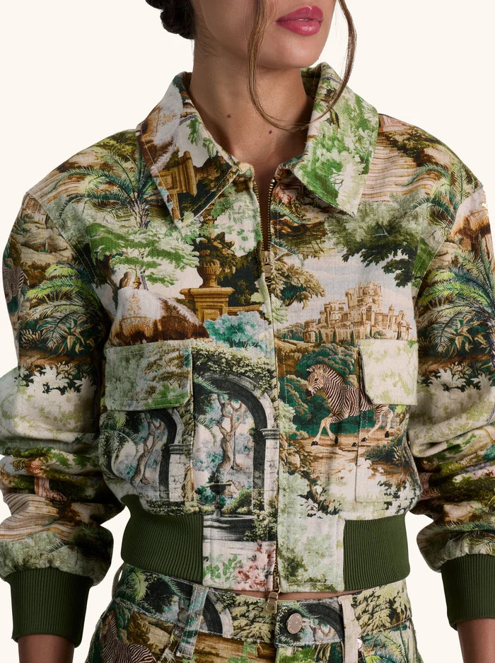 BLOUSON AVIATEUR EN JEAN WILLARD-ALICE + OLIVIA