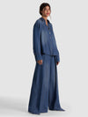 FINELY OVERSIZED DENIM BUTTON DOWN-BROOKLYN BLUE-ALICE + OLIVIA