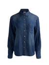 FINELY OVERSIZED DENIM BUTTON DOWN-BROOKLYN BLUE-ALICE + OLIVIA