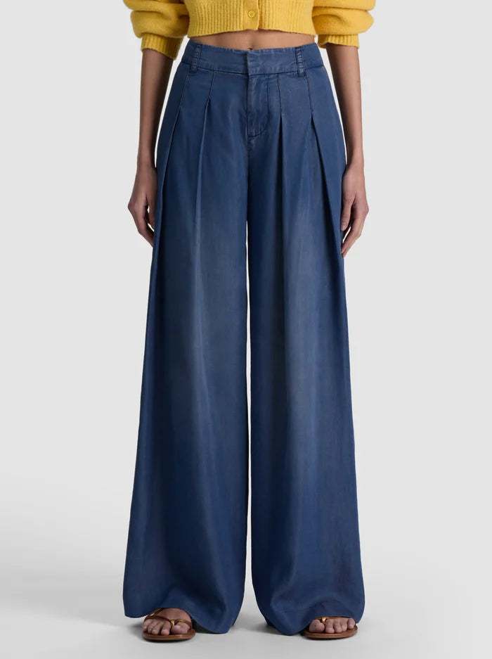 BLAIRE PLEATED JEAN-BROOKLYN BLUE-ALICE + OLIVIA