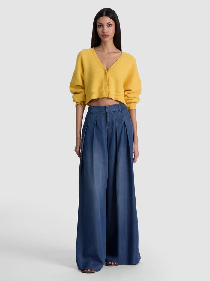 BLAIRE PLEATED JEAN-BROOKLYN BLUE-ALICE + OLIVIA