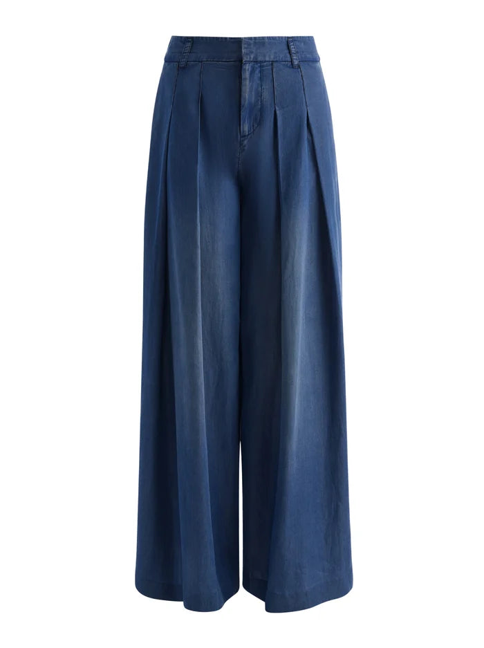 BLAIRE PLEATED JEAN-BROOKLYN BLUE-ALICE + OLIVIA