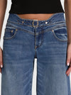 JEAN LARGE STANLEY LR AVEC BOUCLE CINCH-ALICE + OLIVIA