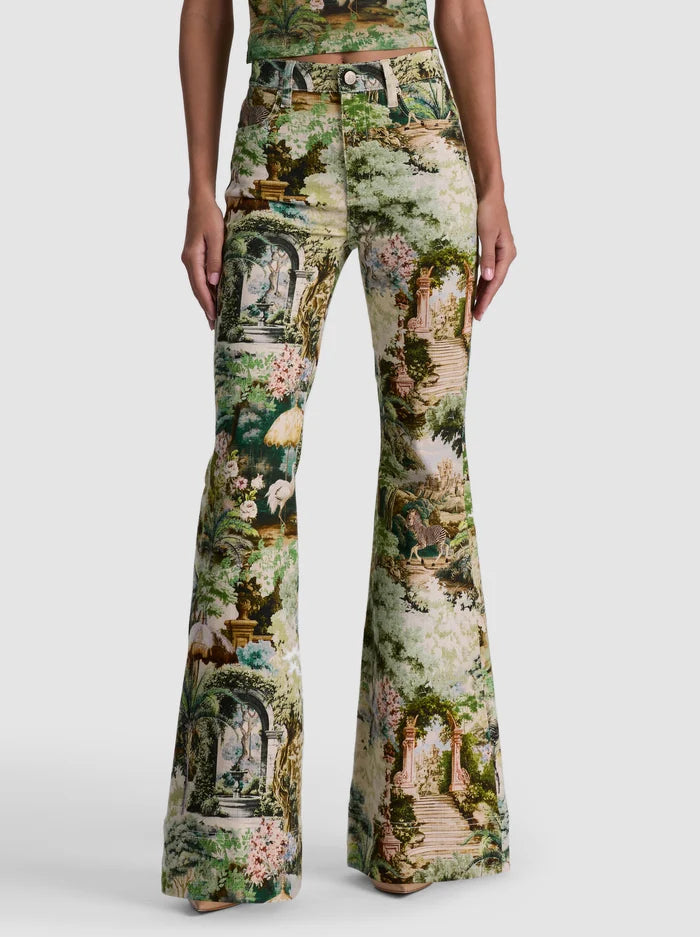 JEANS STAMPATO BELLISSIMO-ALICE + OLIVIA