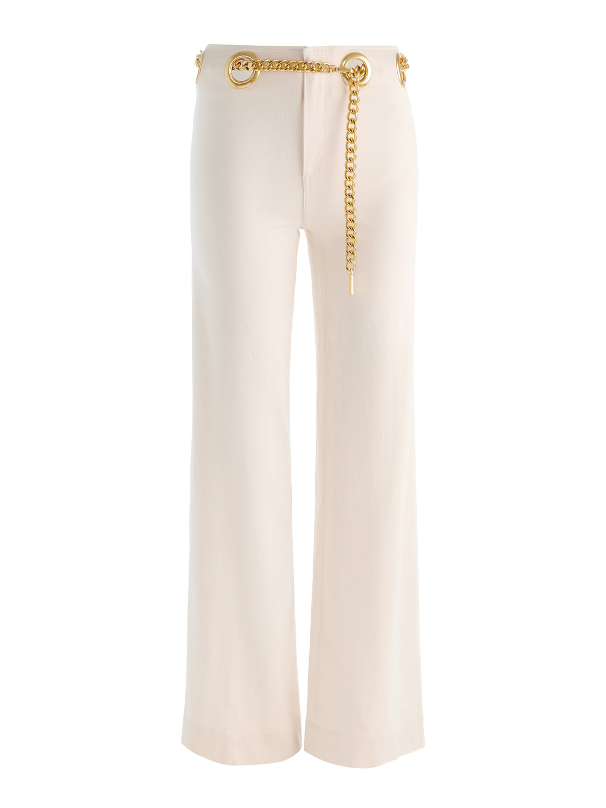 JASPER CHAIN BELT JEAN - OFF WHITE