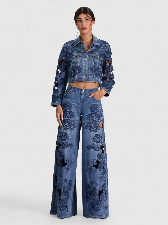 JEAN ULTRA BAGGY DÉCOUPES LATÉRALES SIDNEY-ALICE + OLIVIA