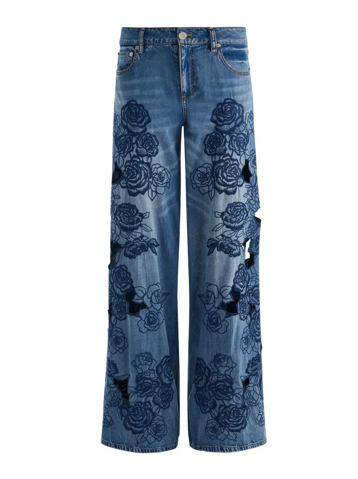 JEAN ULTRA BAGGY DÉCOUPES LATÉRALES SIDNEY-ALICE + OLIVIA