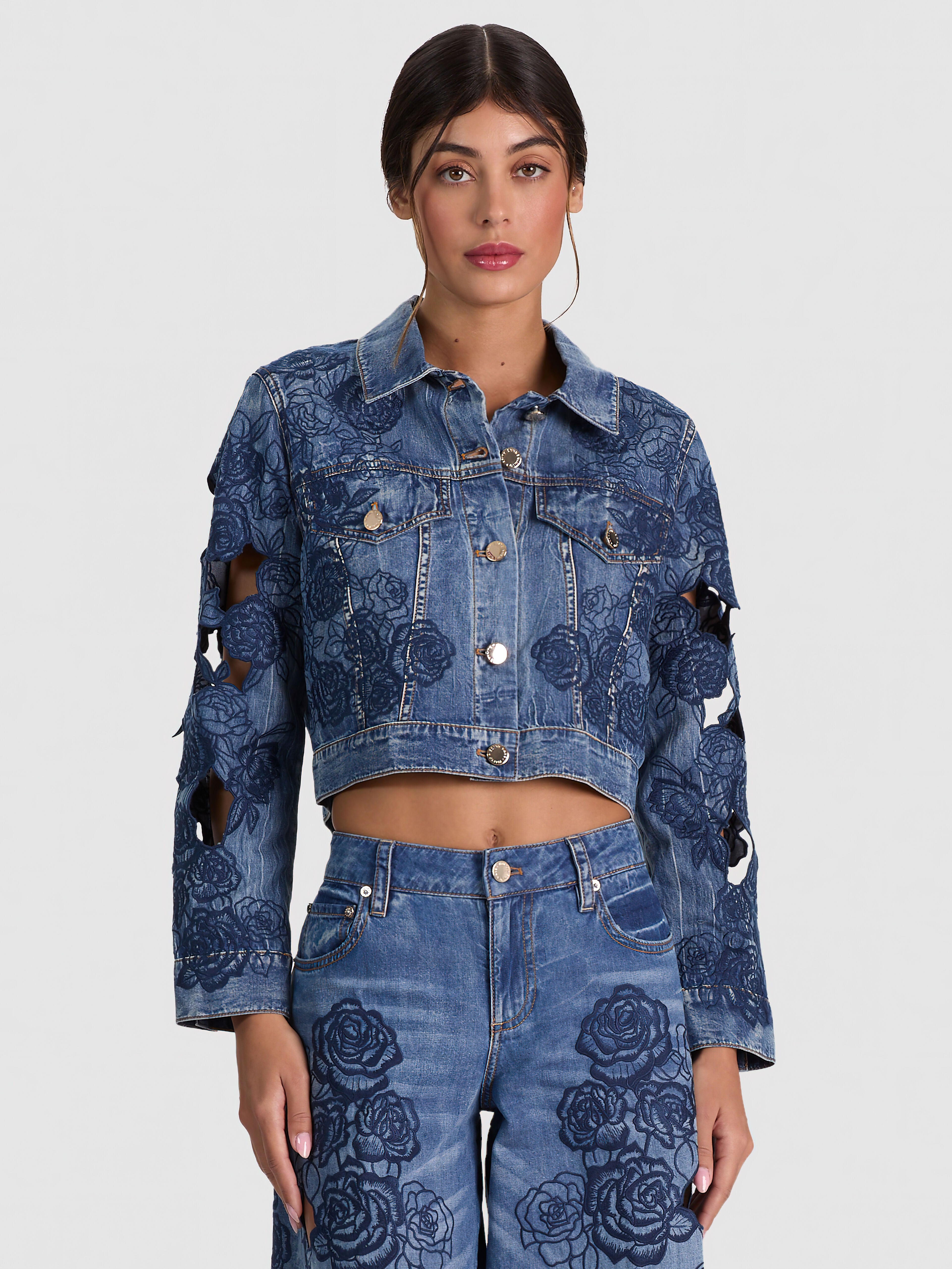 GIACCA DI JEANS CHLOE-ALICE + OLIVIA