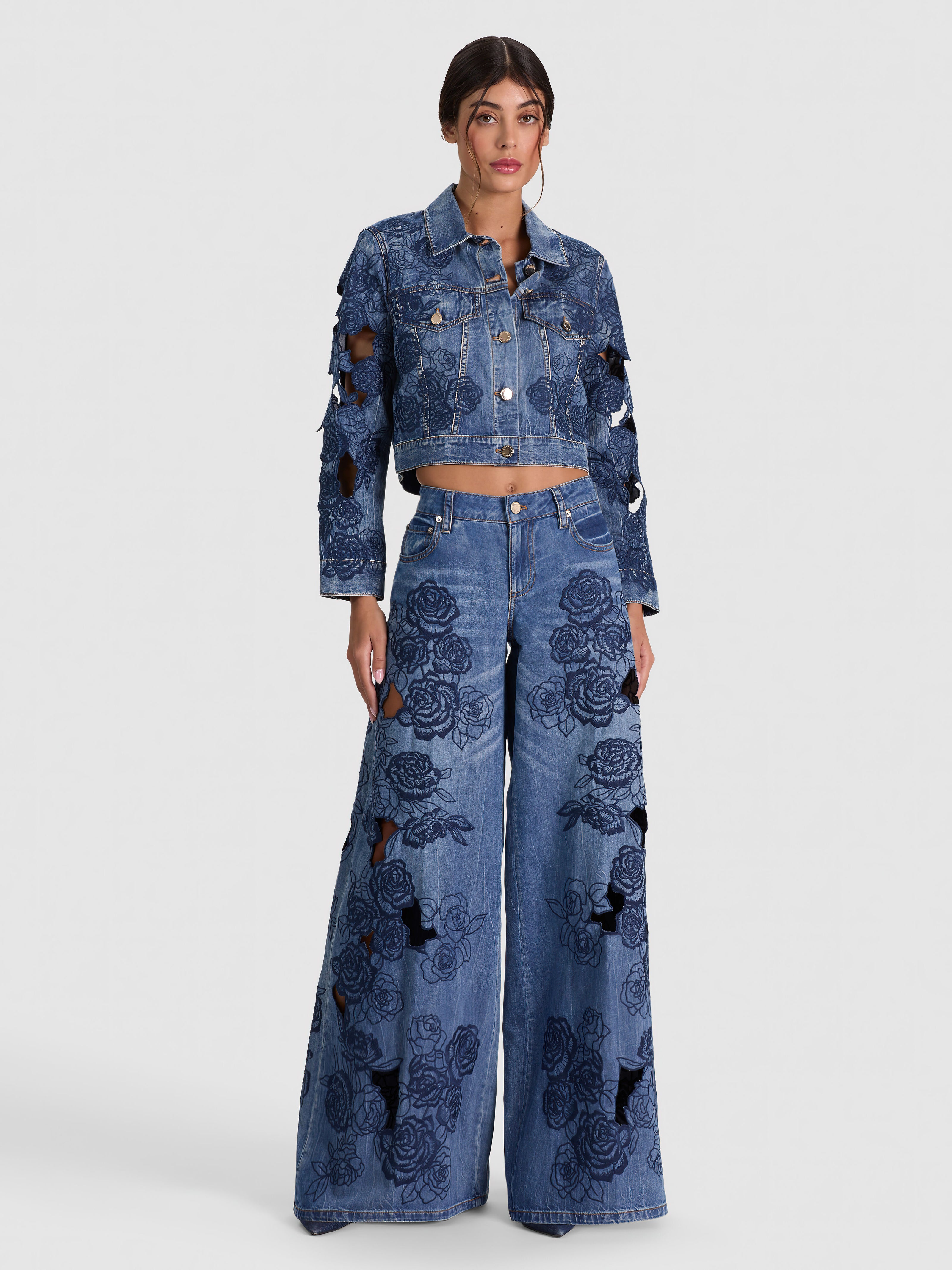 CHLOE DENIM JACKET - BROOKLYN BLUE