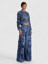 CHLOE GIUBBOTTO JEANS-ALICE + OLIVIA