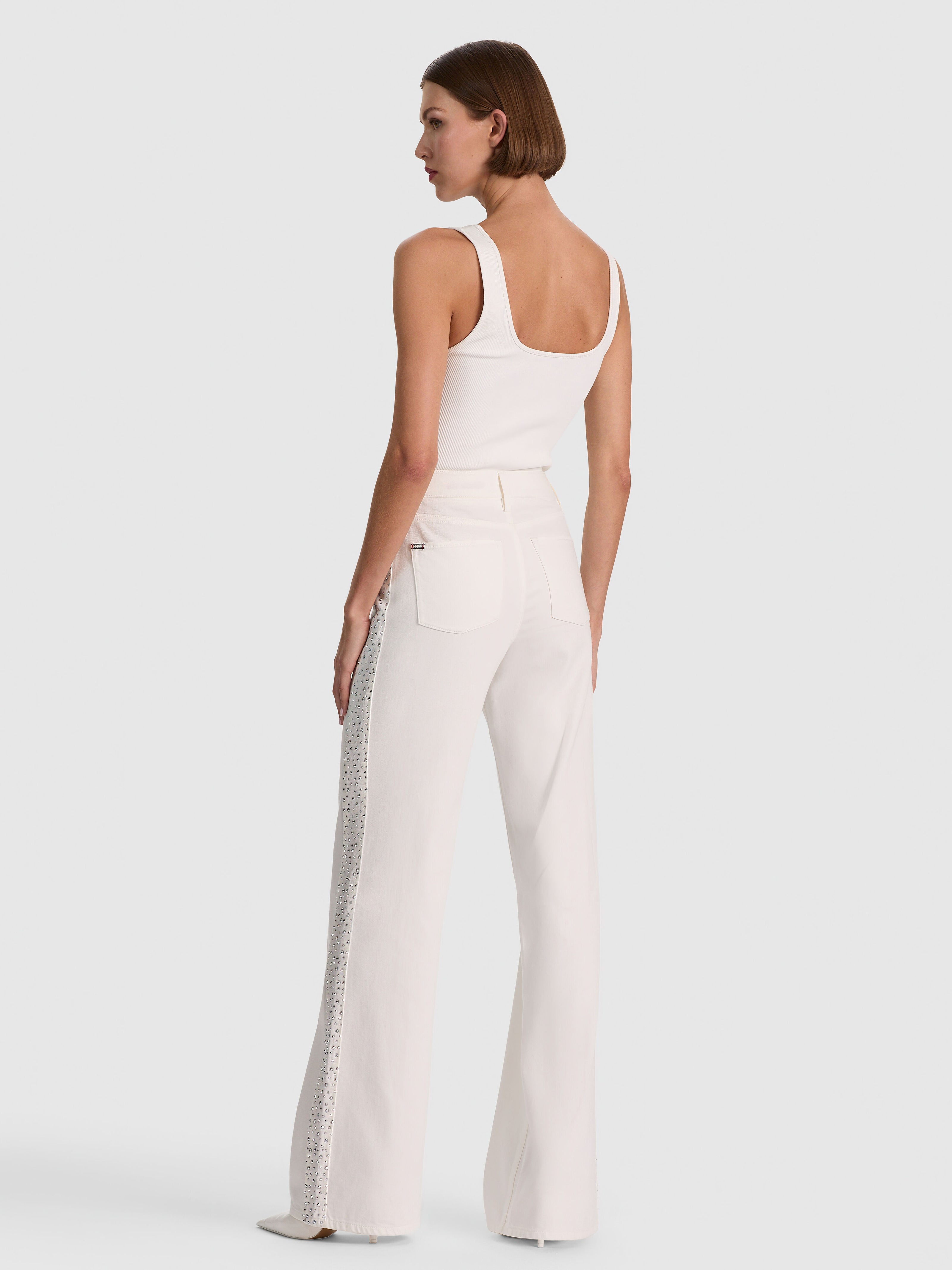 JEAN CHIC CON DECORAZIONI-ALICE + OLIVIA