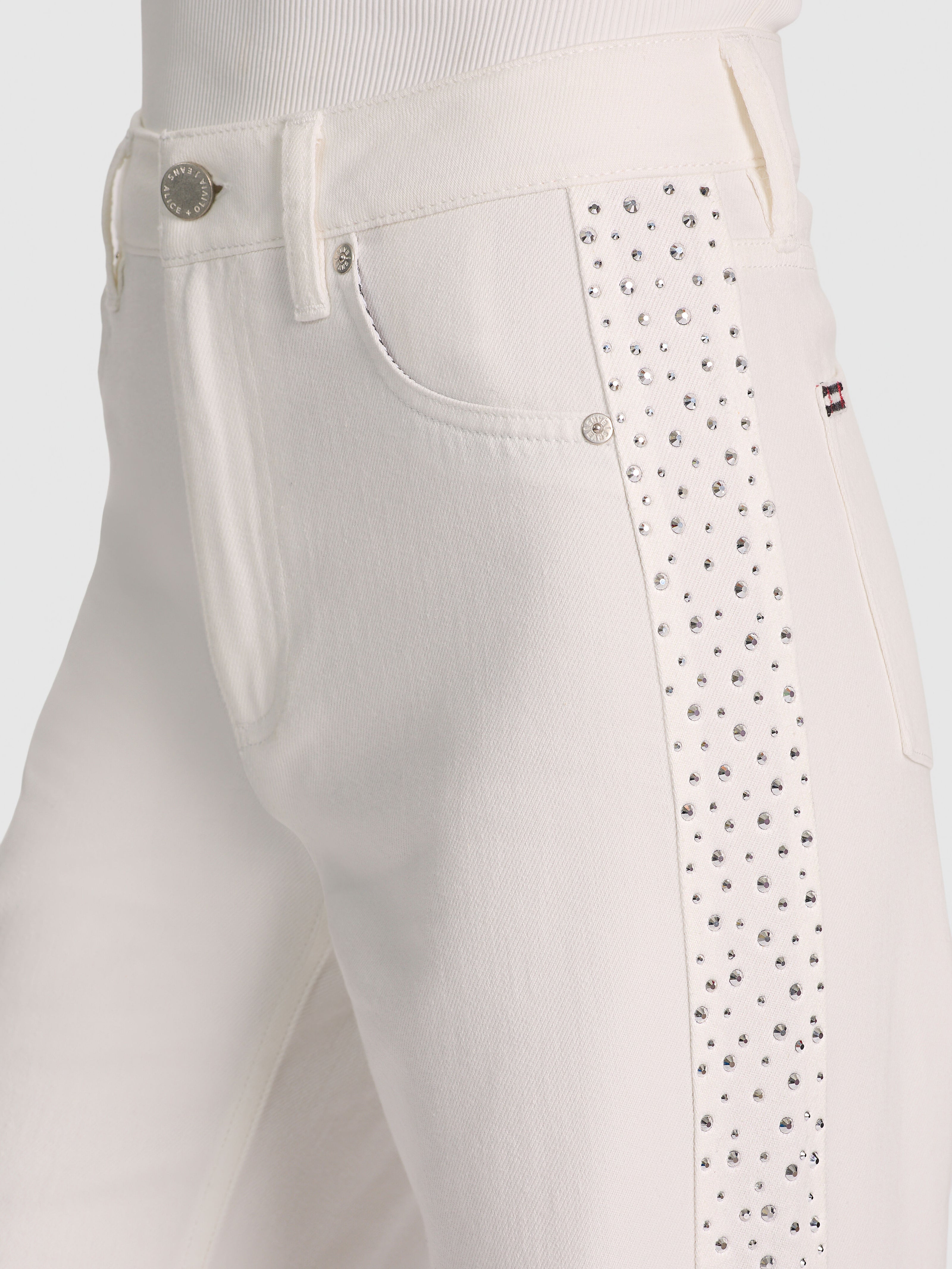 JEAN CHIC CON DECORAZIONI-ALICE + OLIVIA