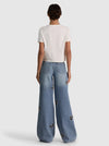 AMAZING EMBELLISHED CUTOUT JEAN-FIONA VINTAGE BLUE-ALICE + OLIVIA