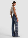 ROXIE EMBELLISHED JEAN-BROOKLYN BLUE-ALICE + OLIVIA