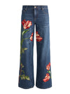 AMAZING EMBROIDERED JEAN-FREYJA BLUE/SOFT TULIP-ALICE + OLIVIA