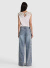 AMAZING EMBELLISHED JEAN-FIONA VINTAGE BLUE-ALICE + OLIVIA