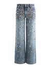 AMAZING EMBELLISHED JEAN-FIONA VINTAGE BLUE-ALICE + OLIVIA