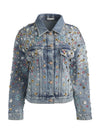 JESSE EMBELLISHED DENIM JACKET-FIONA VINTAGE BLUE-ALICE + OLIVIA