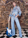 JESSE EMBELLISHED DENIM JACKET-FIONA VINTAGE BLUE-ALICE + OLIVIA