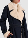 MANTEAU TRENCH EN DENIM FAUX MOUTON NÉVADA-ALICE + OLIVIA