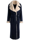 MANTEAU TRENCH EN DENIM FAUX MOUTON NÉVADA-ALICE + OLIVIA