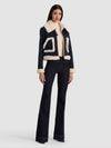 GIACCA BOMBER ISAIAH IN DENIM CON PELLICCIA SINTETICA-ALICE + OLIVIA