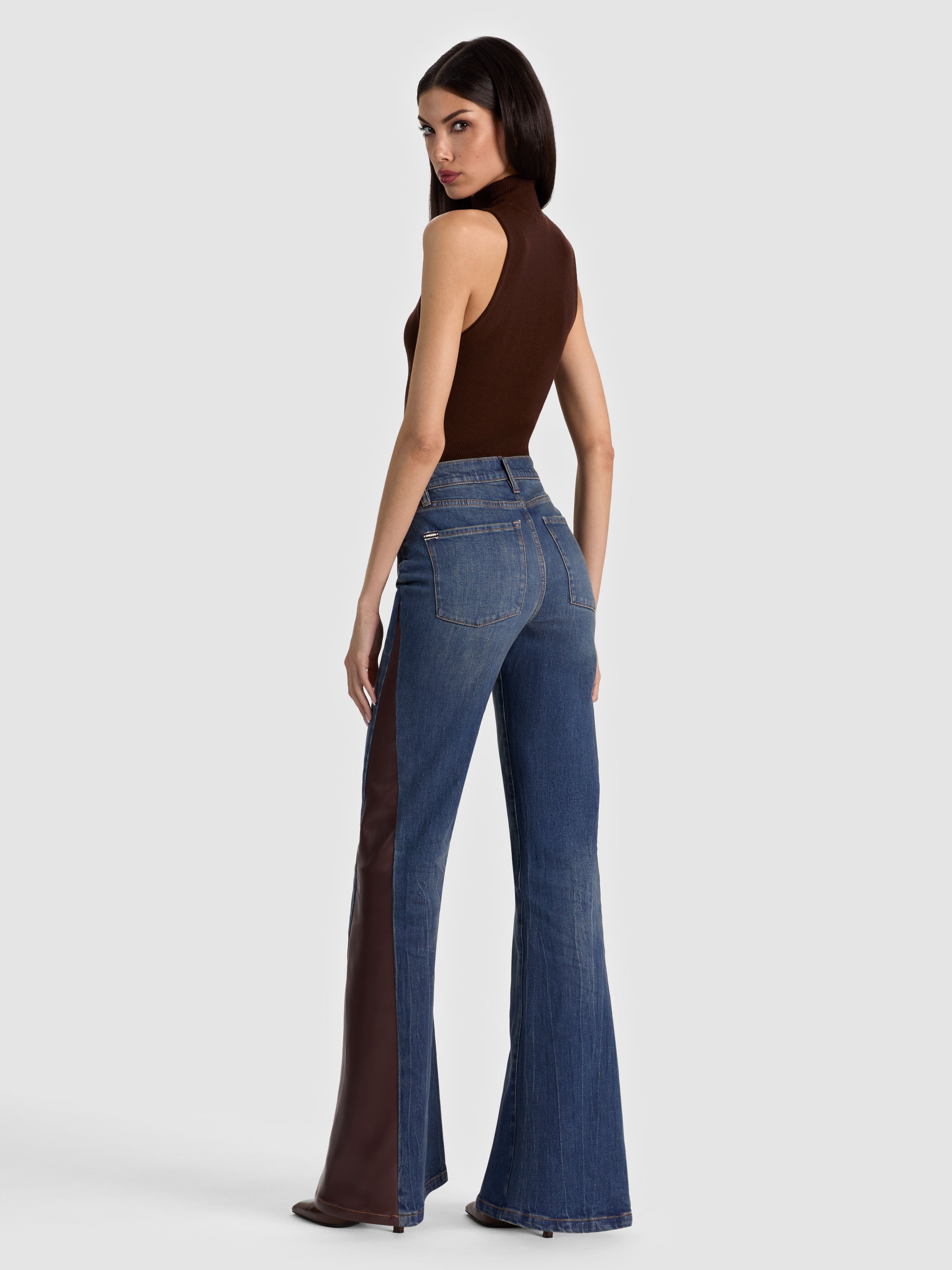 JEAN DÉCOUPÉ VEGAN SB-ALICE + OLIVIA