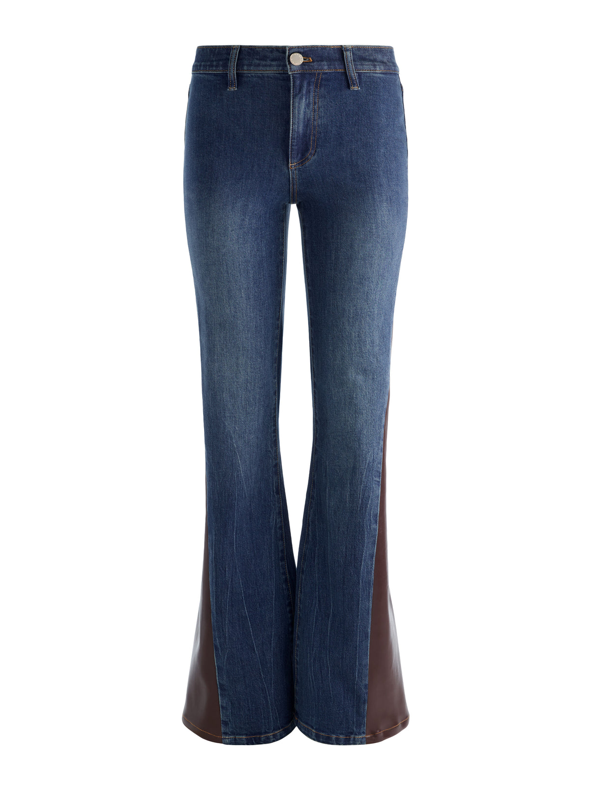 SB VEGAN CUTOUT JEAN - GEORGETTA VINTAGE BLUE/DK CHOC