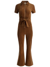 GORGEOUS WIDE LEG JUMPSUIT-CAMEL-ALICE + OLIVIA