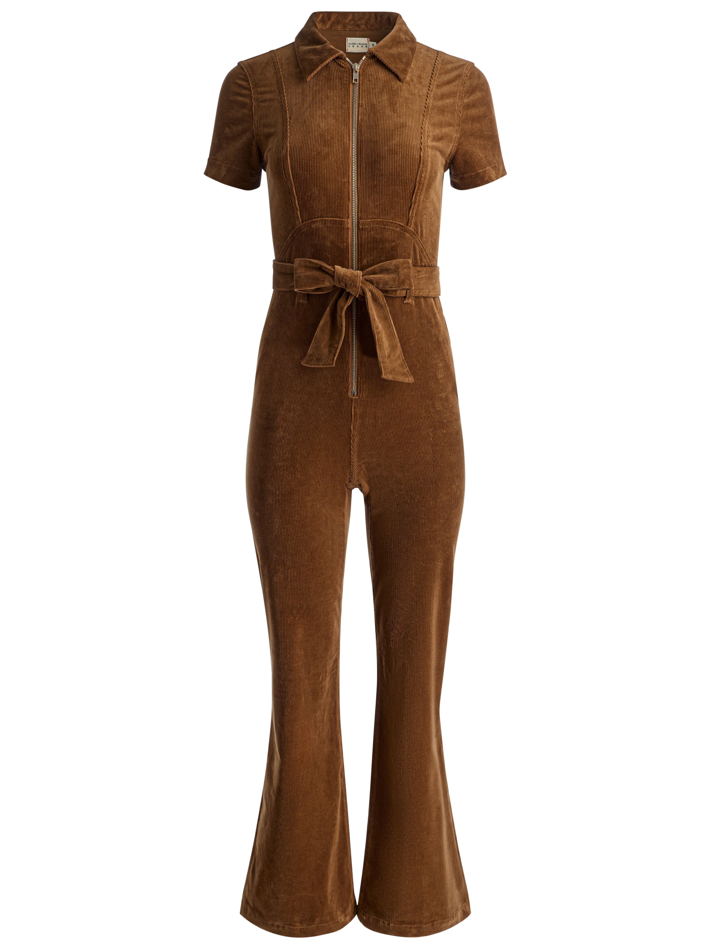GORGEOUS WIDE LEG JUMPSUIT-CAMEL-ALICE + OLIVIA