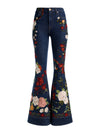 BEAUTIFUL EMBELLISHED JEAN-DARK RINSE/MULTI-ALICE + OLIVIA