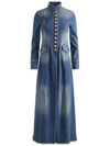 VESTE MILITAIRE EN JEAN WINN LONG-ALICE + OLIVIA