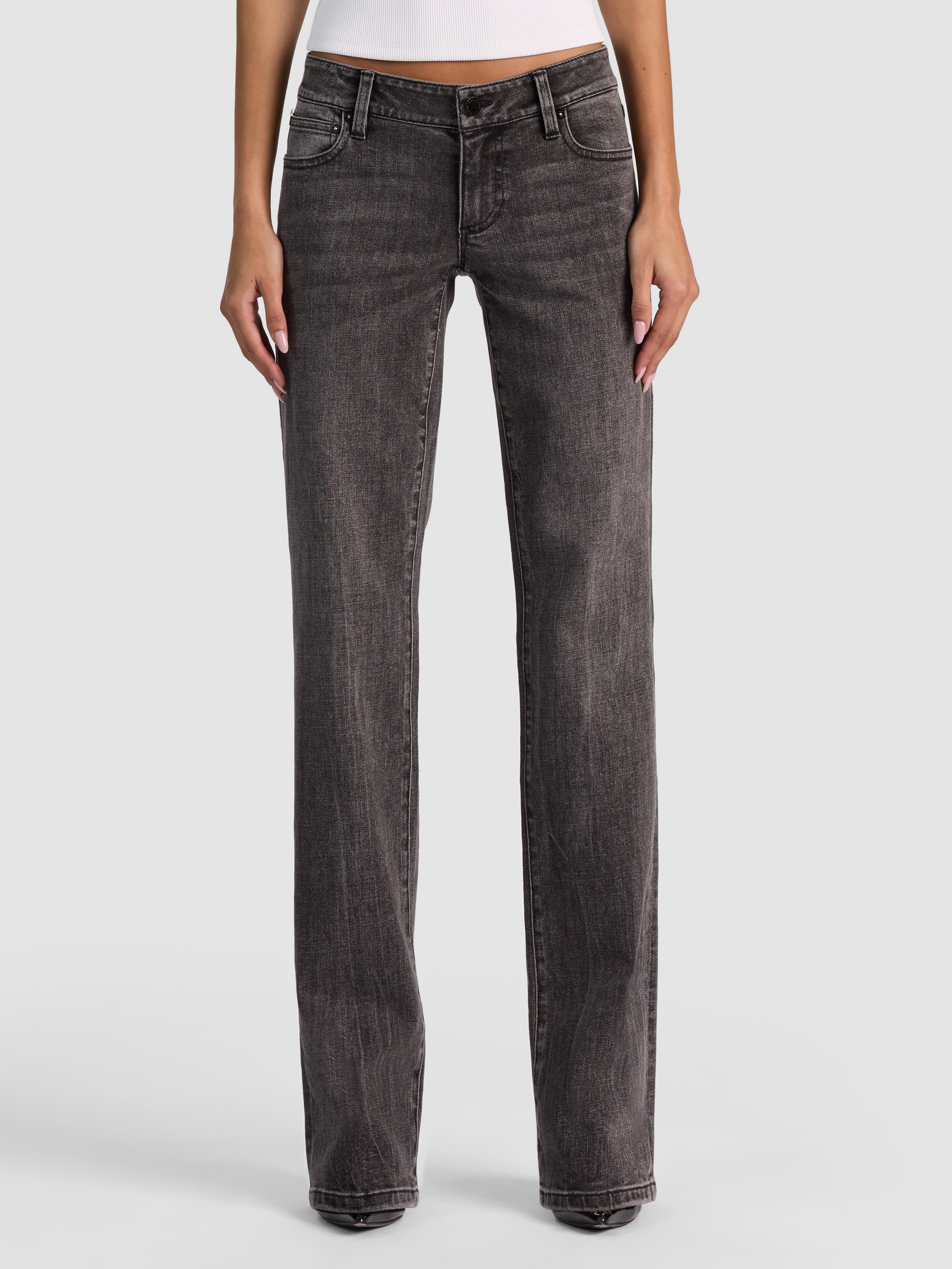 JEAN CIGARETTE DAMON ULTRA LR-ALICE + OLIVIA