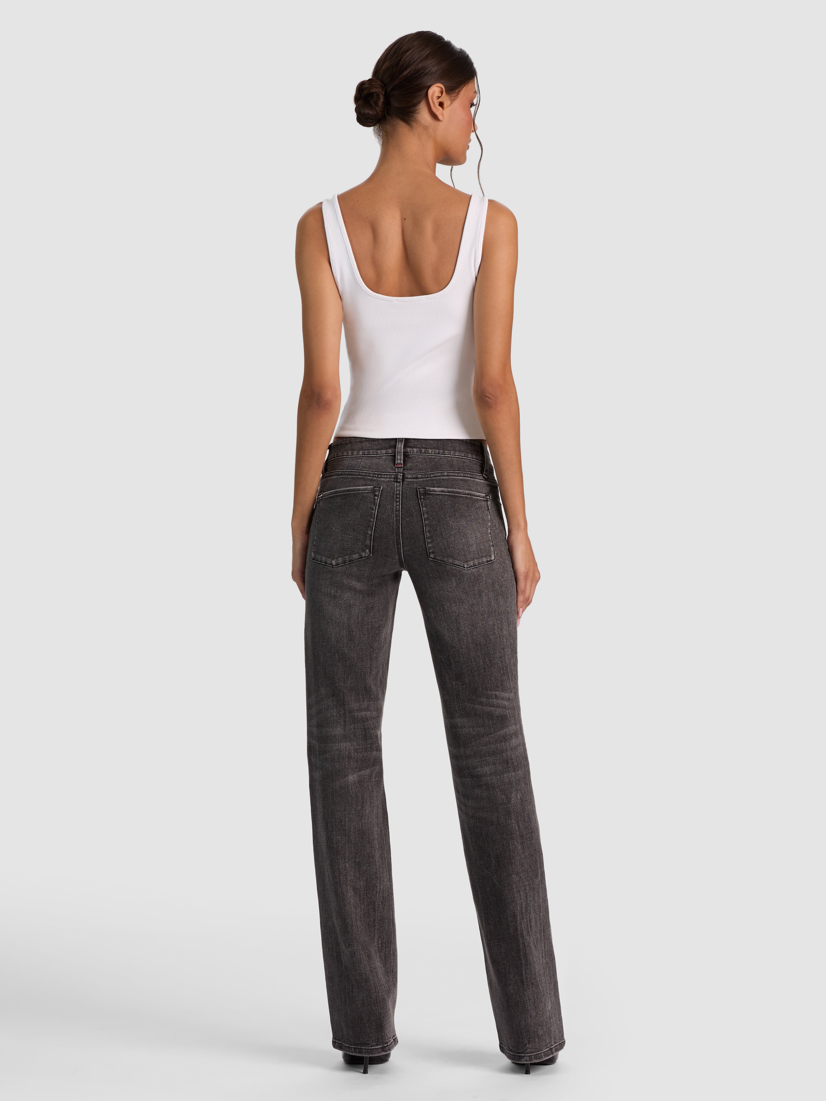 JEAN CIGARETTE DAMON ULTRA LR-ALICE + OLIVIA