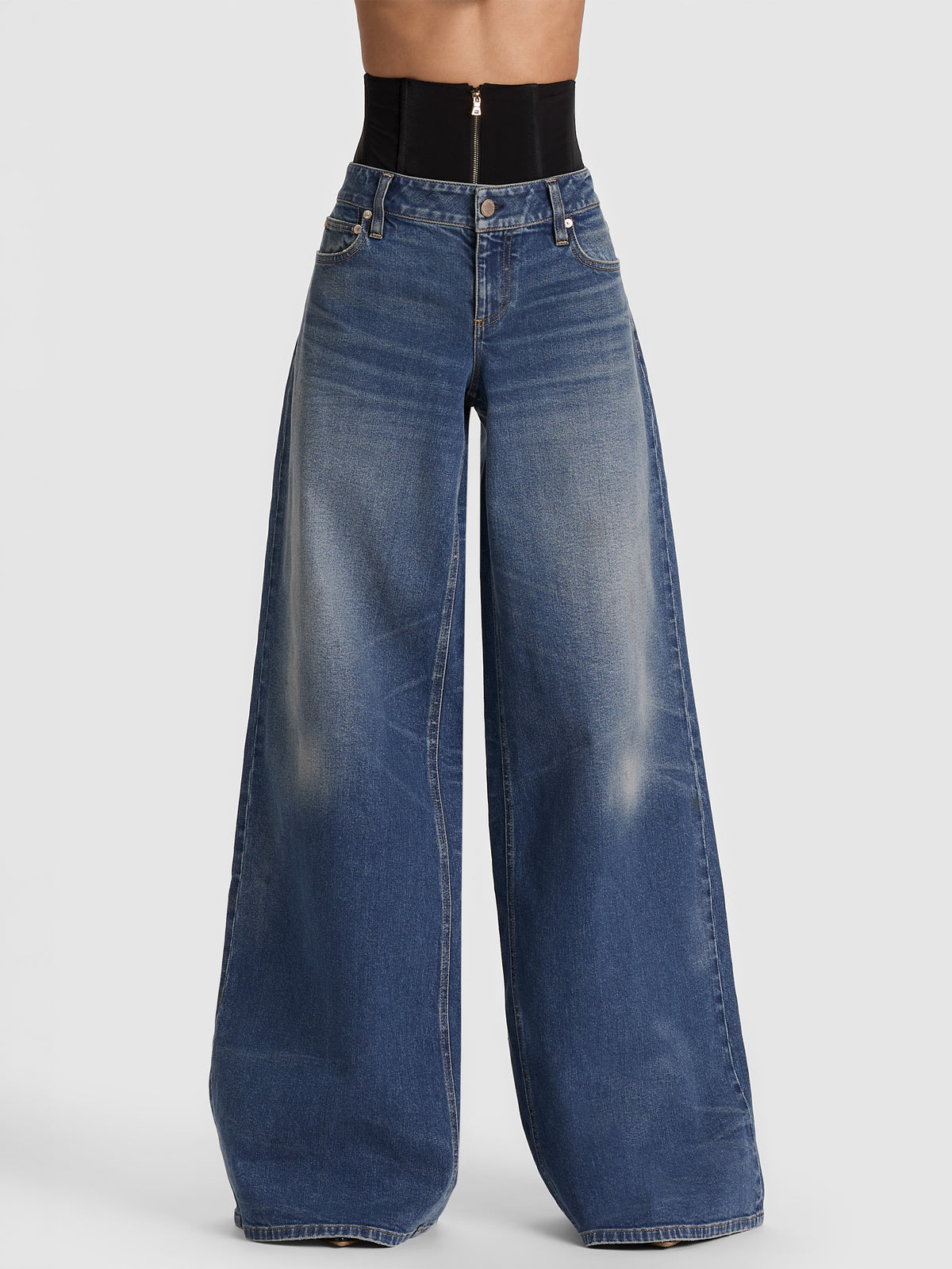 SHELDON WB COMBO CORSET JEAN-GABRIELLE VINTAGE BLUE-ALICE + OLIVIA