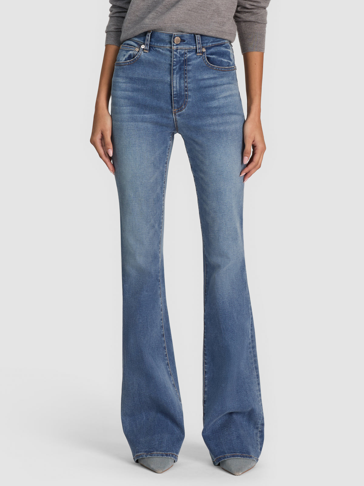 KERRY ULTRA HR SKINNY BOOTCUT JEANS - BLU BROOKLYN