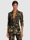 BREANN EMBROIDERED DENIM BLAZER-WISTFUL WOODS-ALICE + OLIVIA