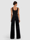 AMAZING BAGGY JEAN-BLACK/INDIGO-ALICE + OLIVIA