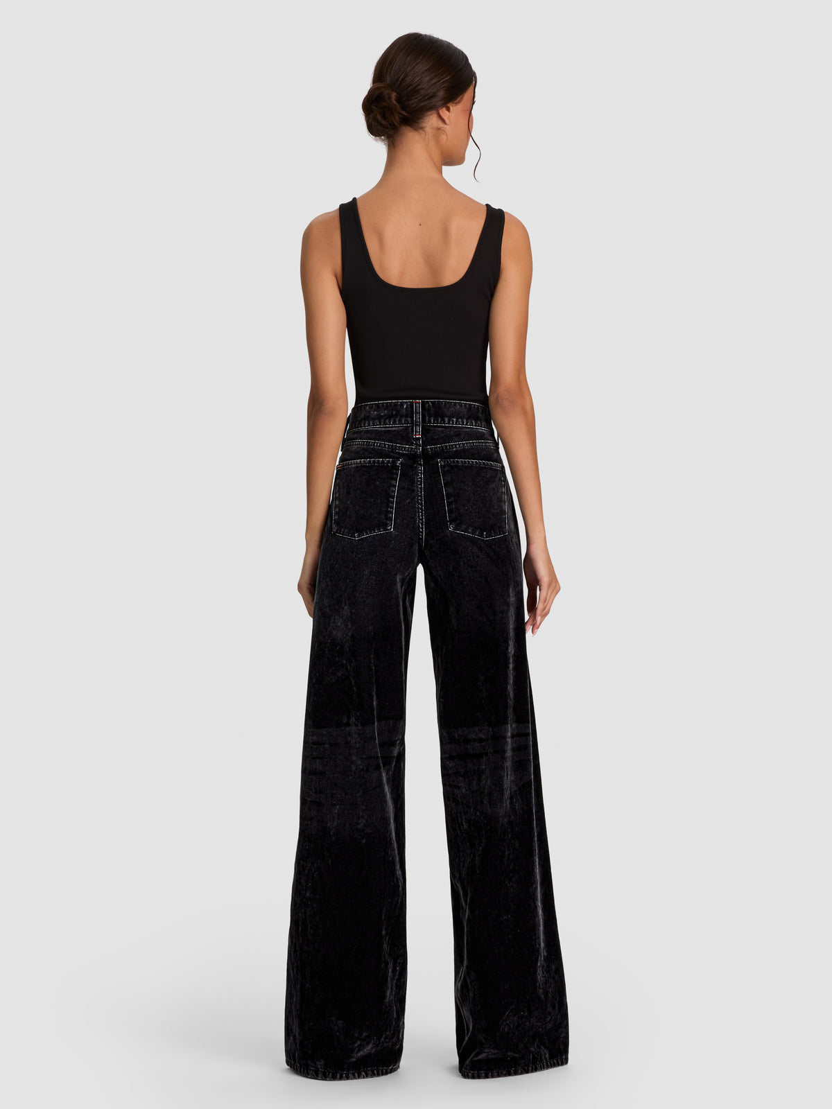 AMAZING BAGGY JEAN-BLACK/INDIGO-ALICE + OLIVIA