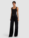 AMAZING BAGGY JEAN-BLACK/INDIGO-ALICE + OLIVIA