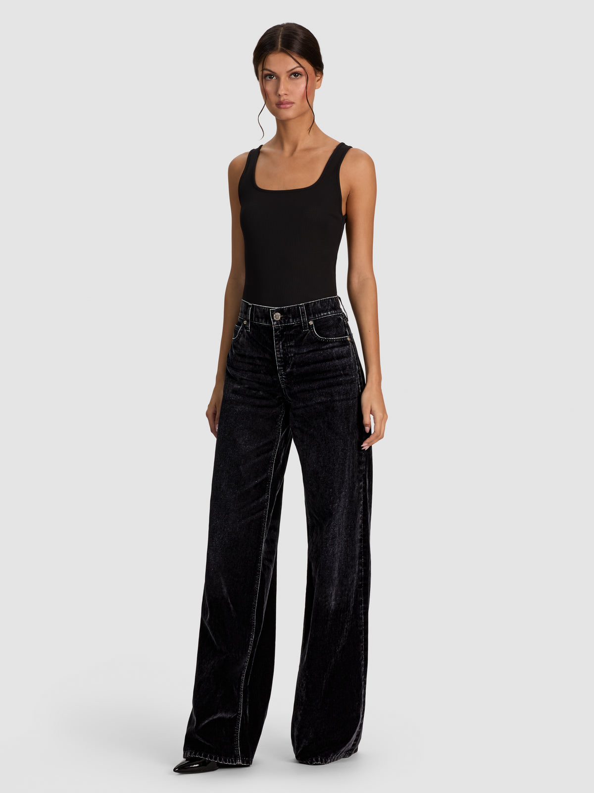 AMAZING LR BAGGY JEAN - NERO/INDIGO