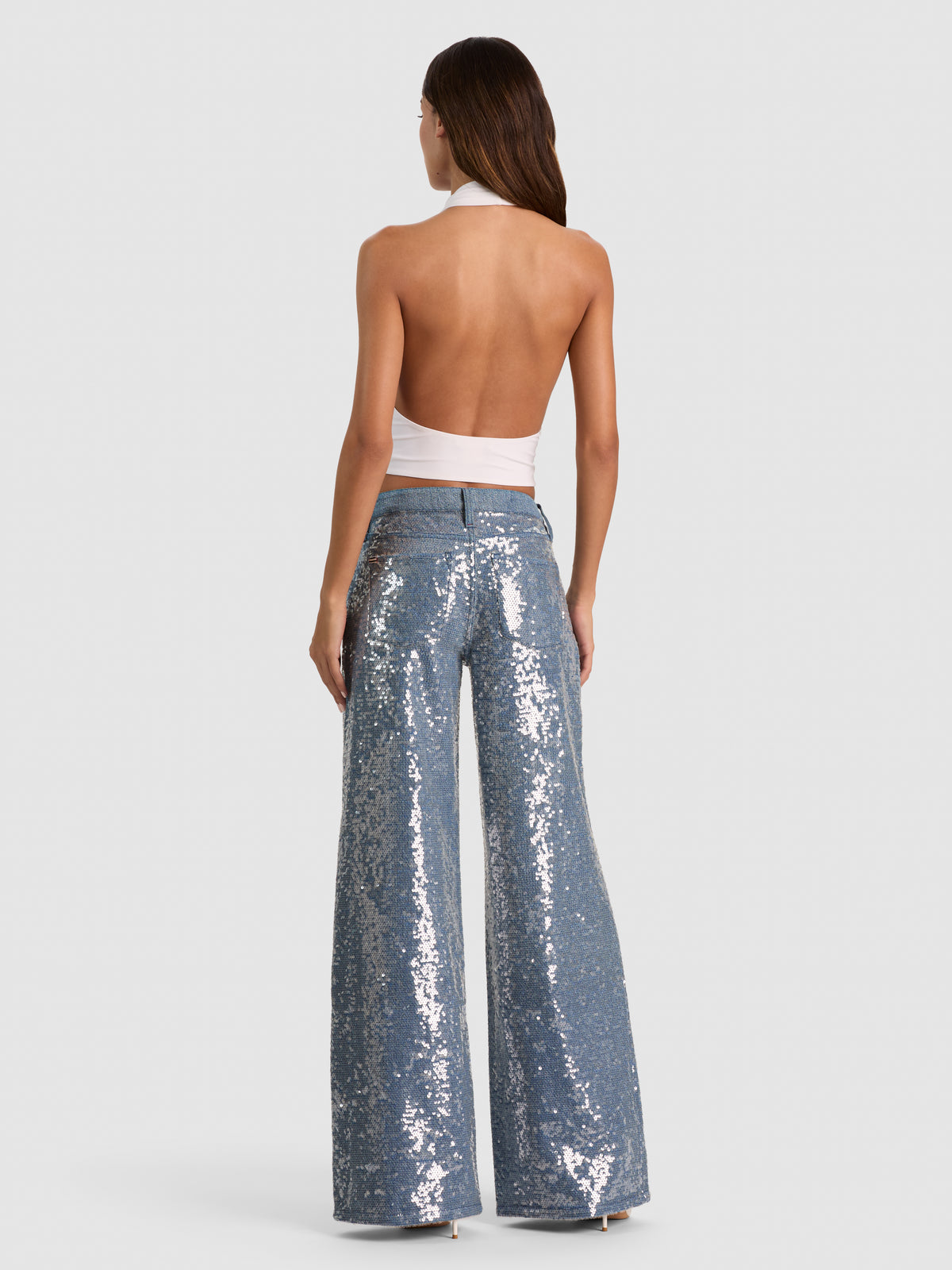 SUPERBE JEAN LR BAGGY ORNÉ-BROOKLYN BLUE/MULTI-ALICE + OLIVIA