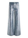 SUPERBE JEAN LR BAGGY ORNÉ-BROOKLYN BLUE/MULTI-ALICE + OLIVIA