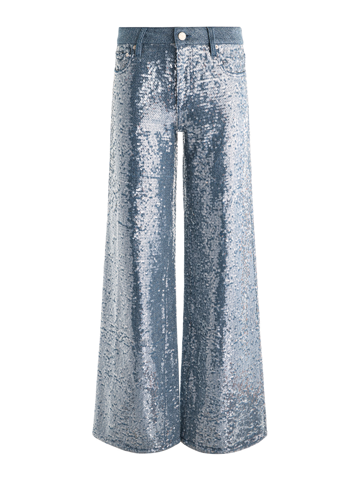 SUPERBE JEAN LR BAGGY ORNÉ-BROOKLYN BLUE/MULTI-ALICE + OLIVIA