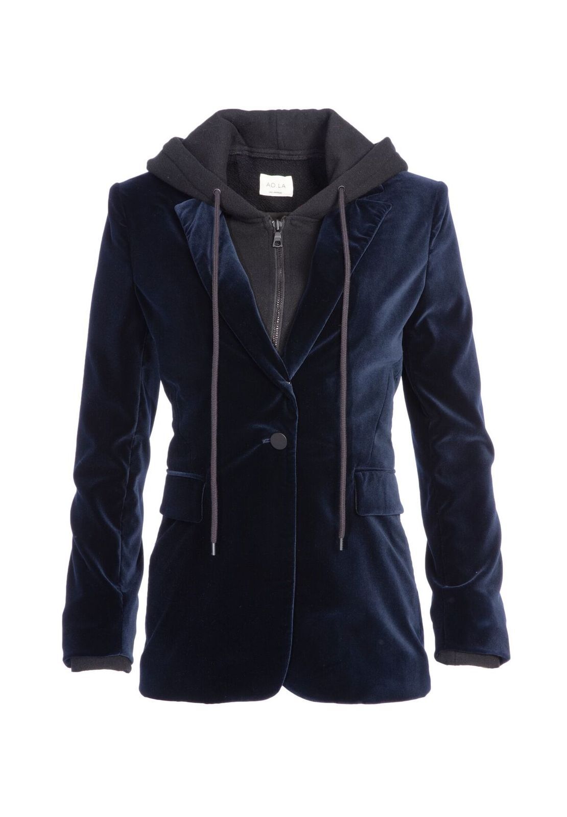 MACEY BLAZER-SAPPHIRE/BLACK-ALICE + OLIVIA